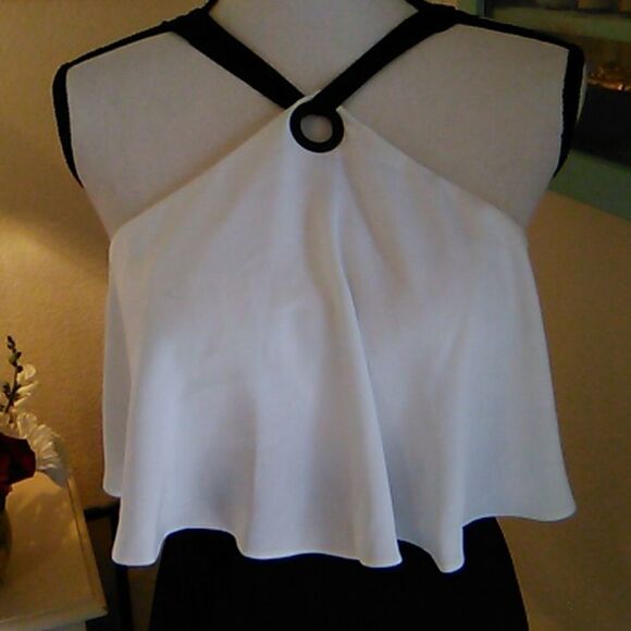 NWOT Aidan Aidan Mattox Lace-Up Halter Formal - Picture 7 of 14